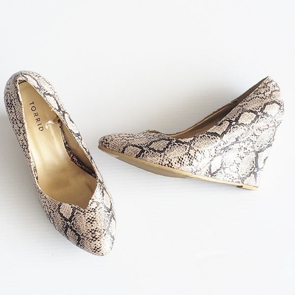 torrid Shoes - Torrid Snakeskin Wedges